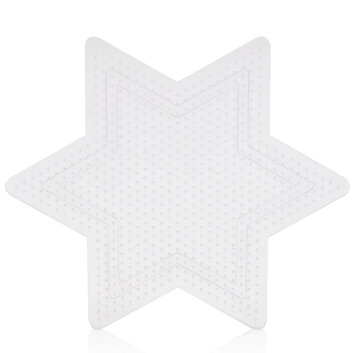 Artkal Beads 5mm Clear Large Round Circle Pegboards for DIY Crafts BP02-K